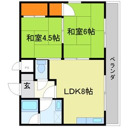 シャントゥール城北の物件間取画像